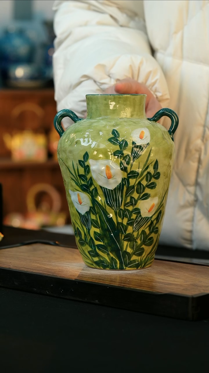 【闪购商品】杯手绘心瓷陶瓷浮力