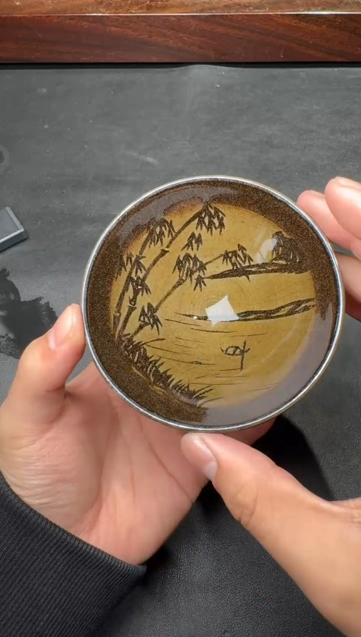 【闪购商品】茶盏余旋建盏故事239