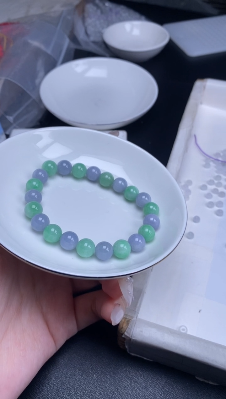 未镶嵌珠子定制翡翠A**妞贞城散珠批发DIY编制多样性发货