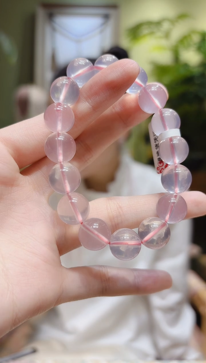 【闪购商品】水晶手串未镶嵌12.1粉水晶手串