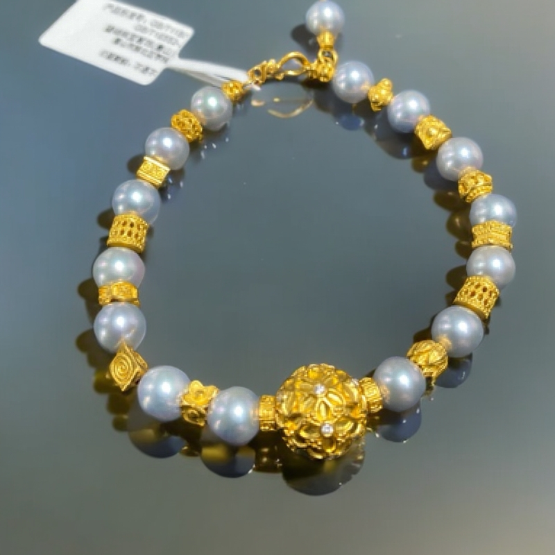 【薇心选珠宝】足金饰品足金手链
