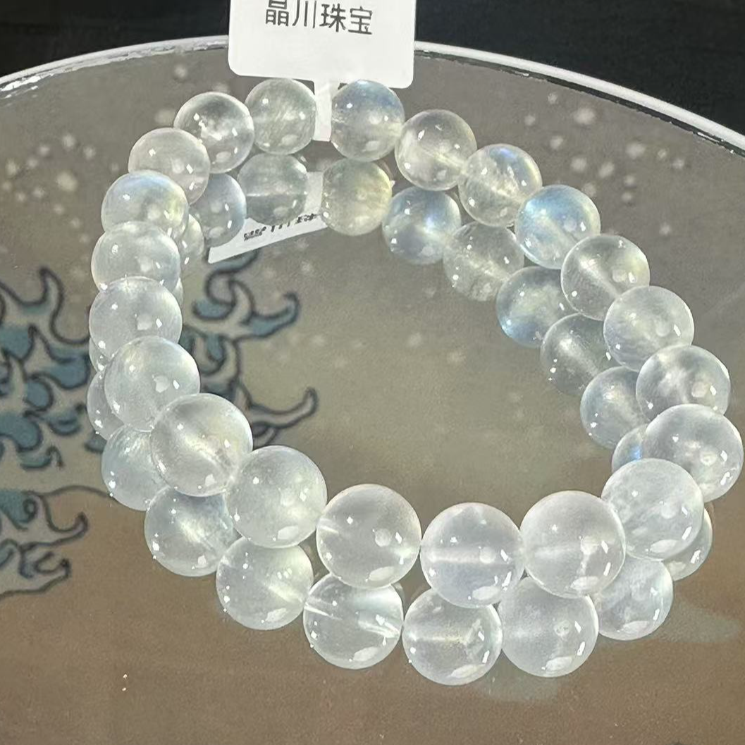 天然蓝月光拉长石手链