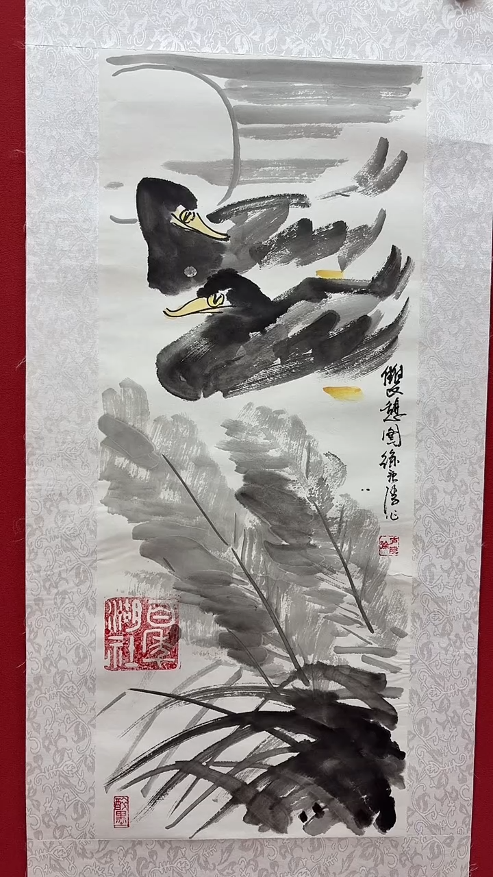 国画手绘原稿-徐庐陵-花鸟2平尺