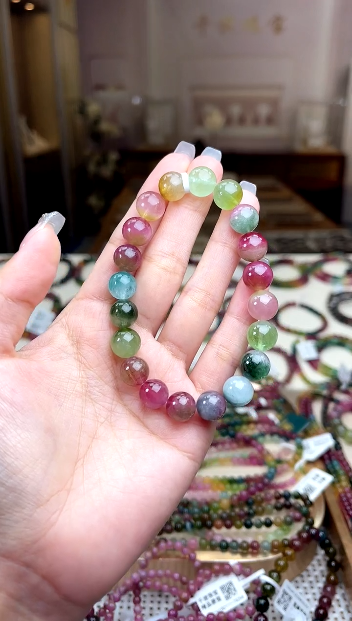 【闪购商品】碧玺/未镶嵌10mm+碧玺单圈多样性发货