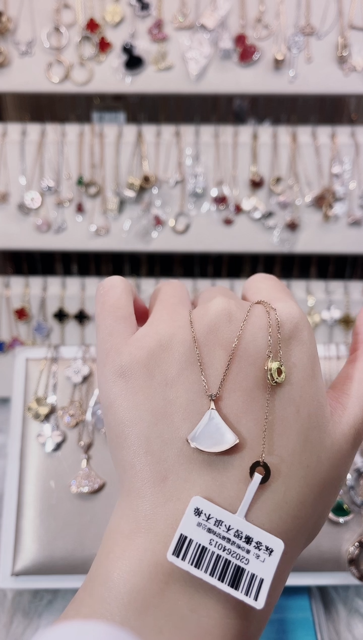 【闪购商品】贝壳（贝母）套链18K金镶嵌18K金镶嵌 K玫