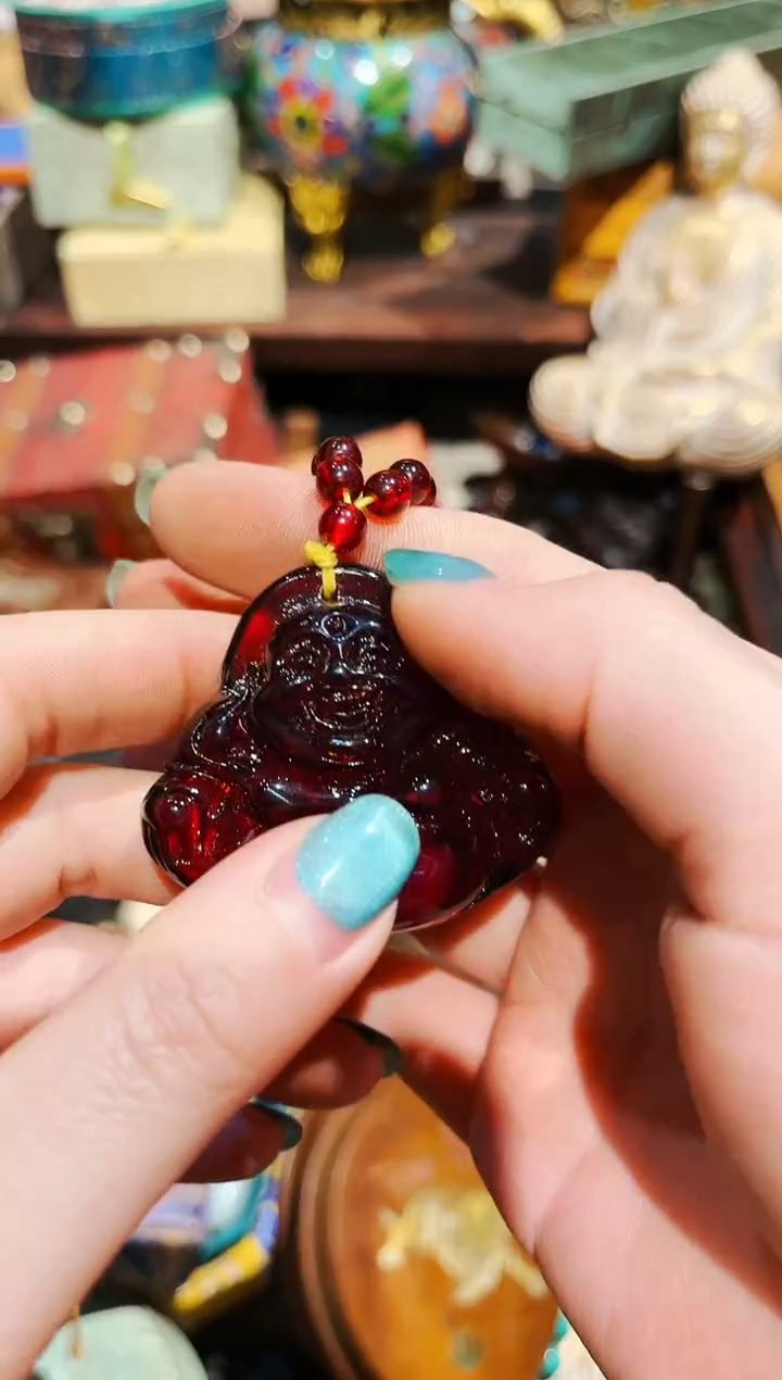 【闪购商品】血珀颈饰未镶嵌七七专属精品链接E67