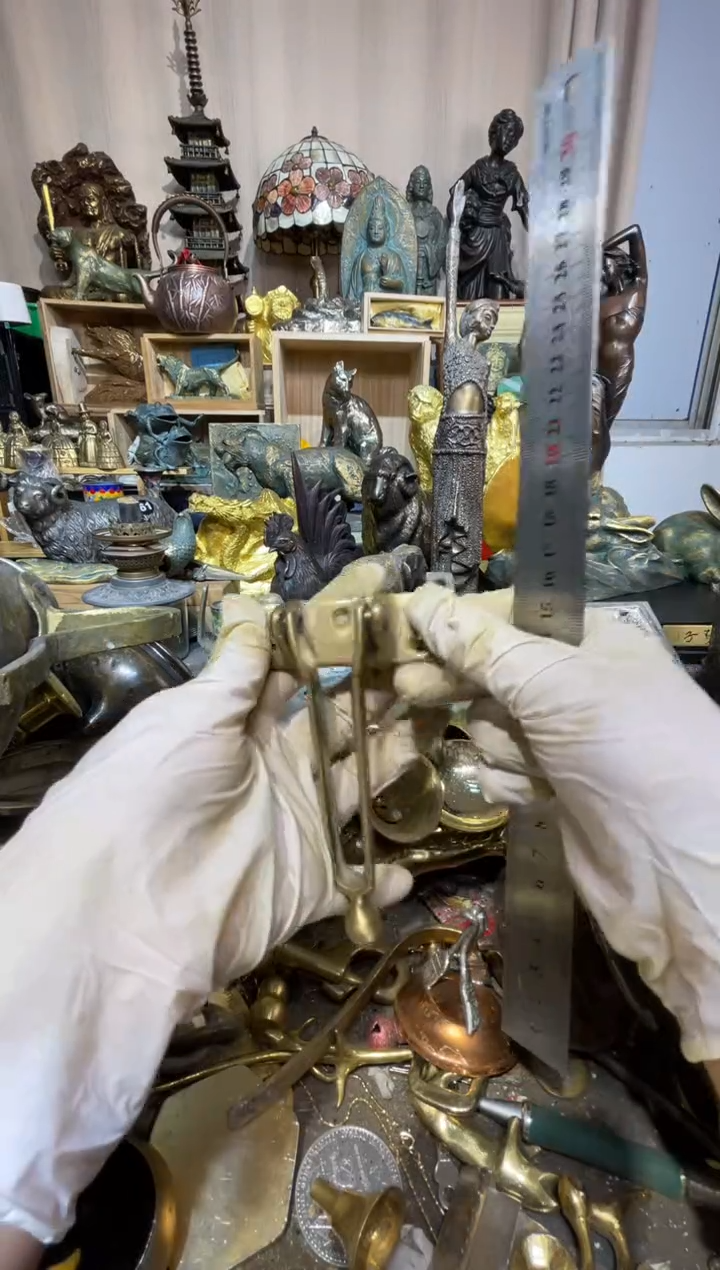 茶盏大阪中古铜器摆件52