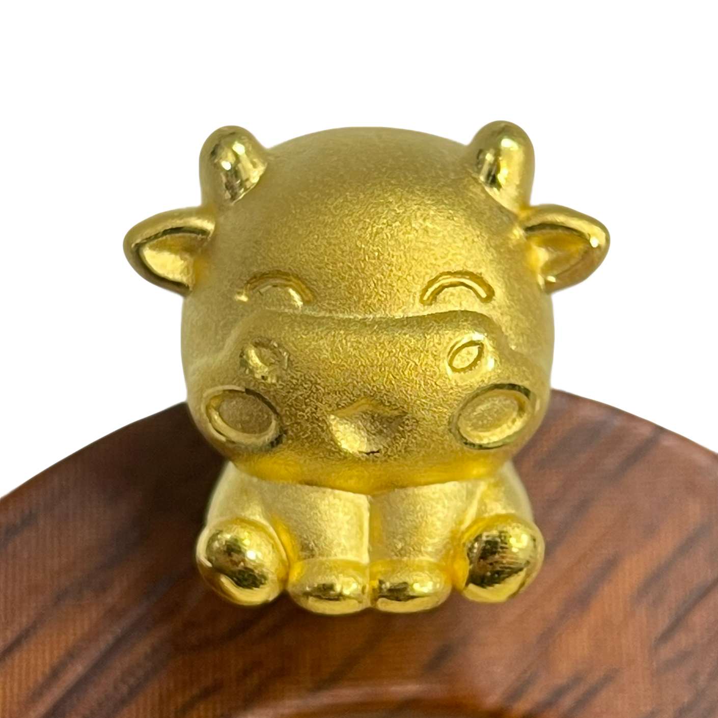黄金直播间足金999生肖牛转运珠DP2384-01310