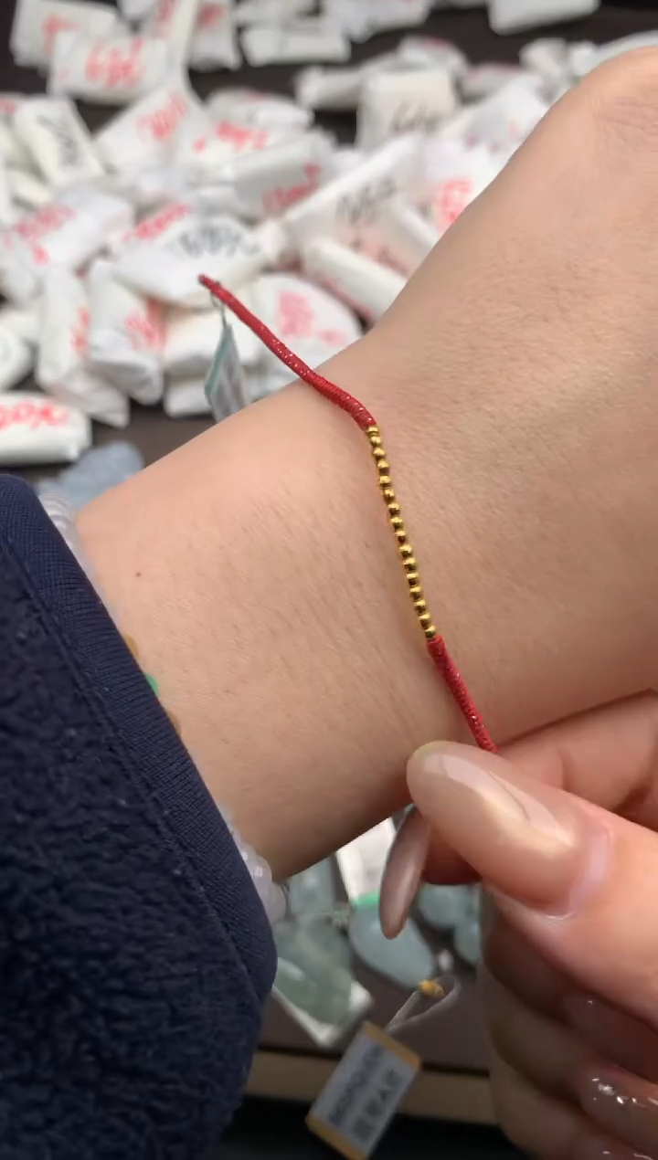 【闪购商品】翡翠手绳未镶嵌一圈口15