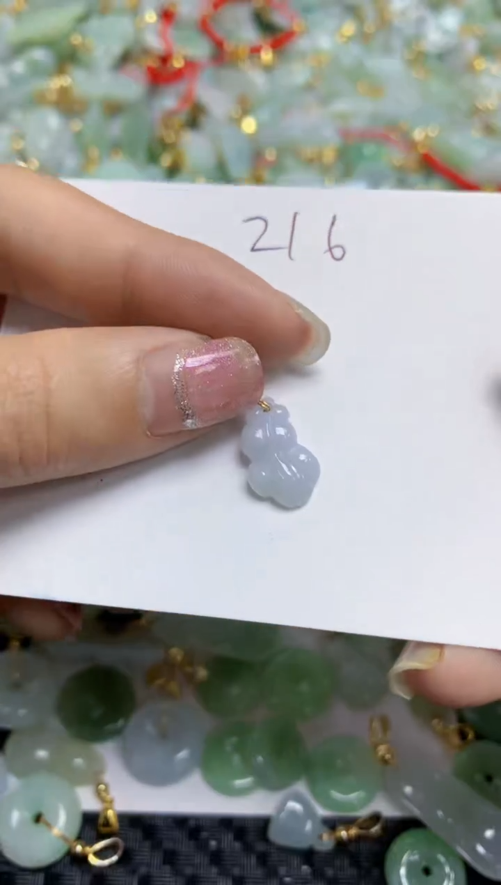 【闪购商品】翡翠颈饰合金   天然A货翡翠