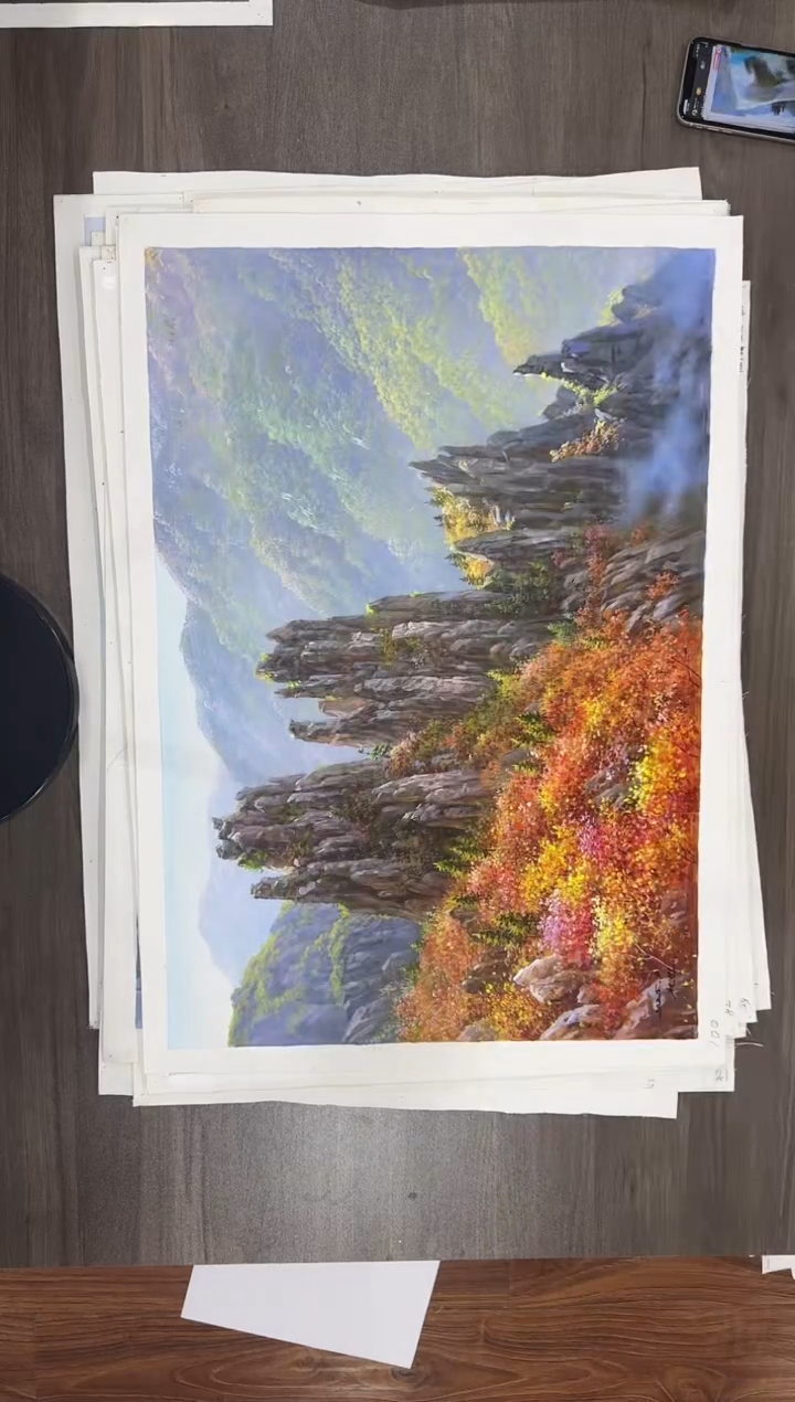 油画【134号】约50*70cm丨朝鲜原创纯手绘孤品油画丨顺丰包邮 