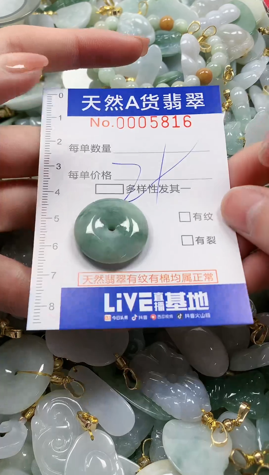颈饰未镶嵌翡翠纯天然a货翡翠