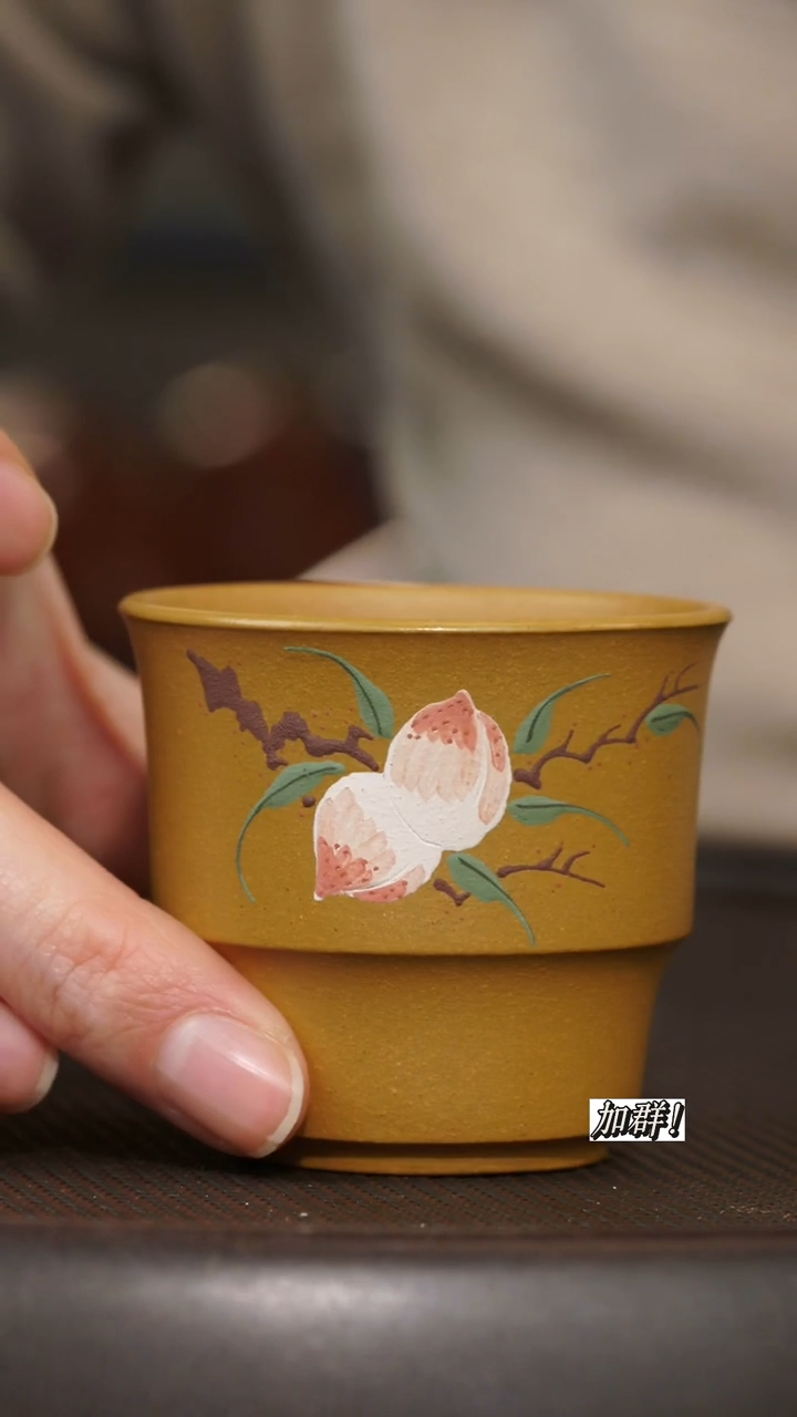 茶壶紫砂紫砂主人杯泥绘