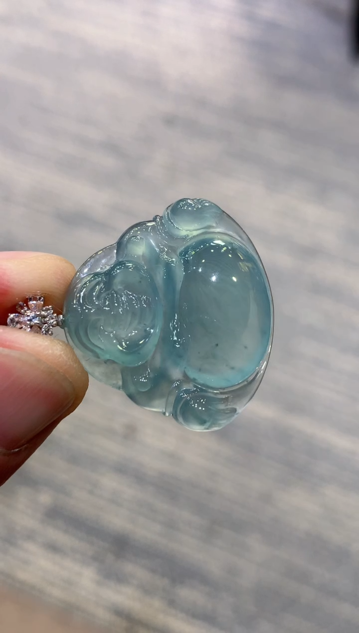 颈饰未镶嵌翡翠天然A货翡翠