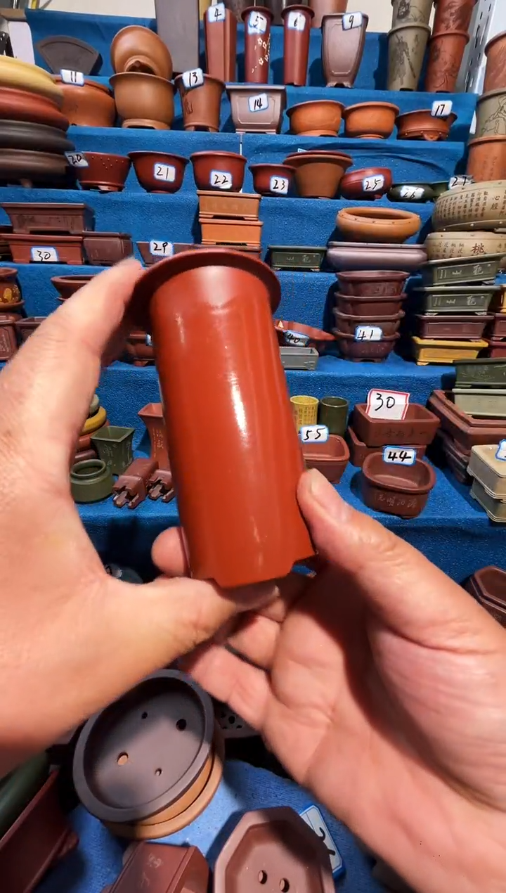 【闪购商品】紫砂紫砂花盆5*11