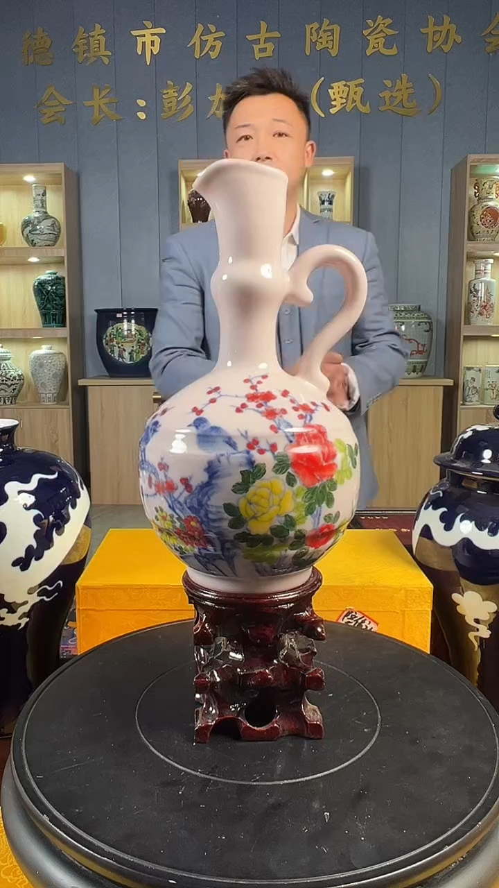 摆件陶景德镇陶瓷瓷器37