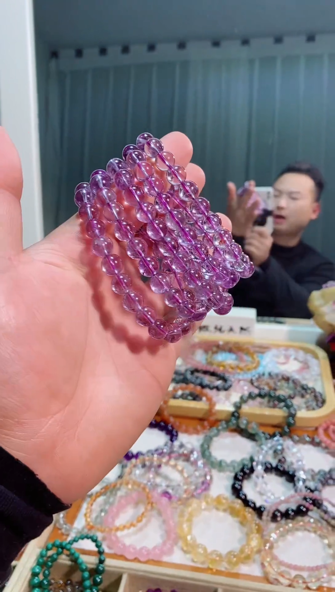 【闪购商品】紫晶手链未镶嵌巴西紫水晶9M+  (多样性发其一）