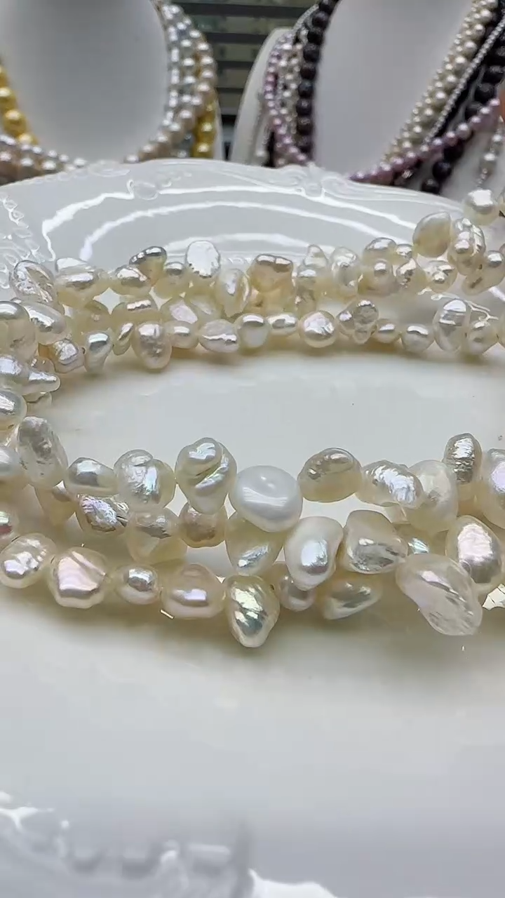 淡水珍珠未镶嵌套链88