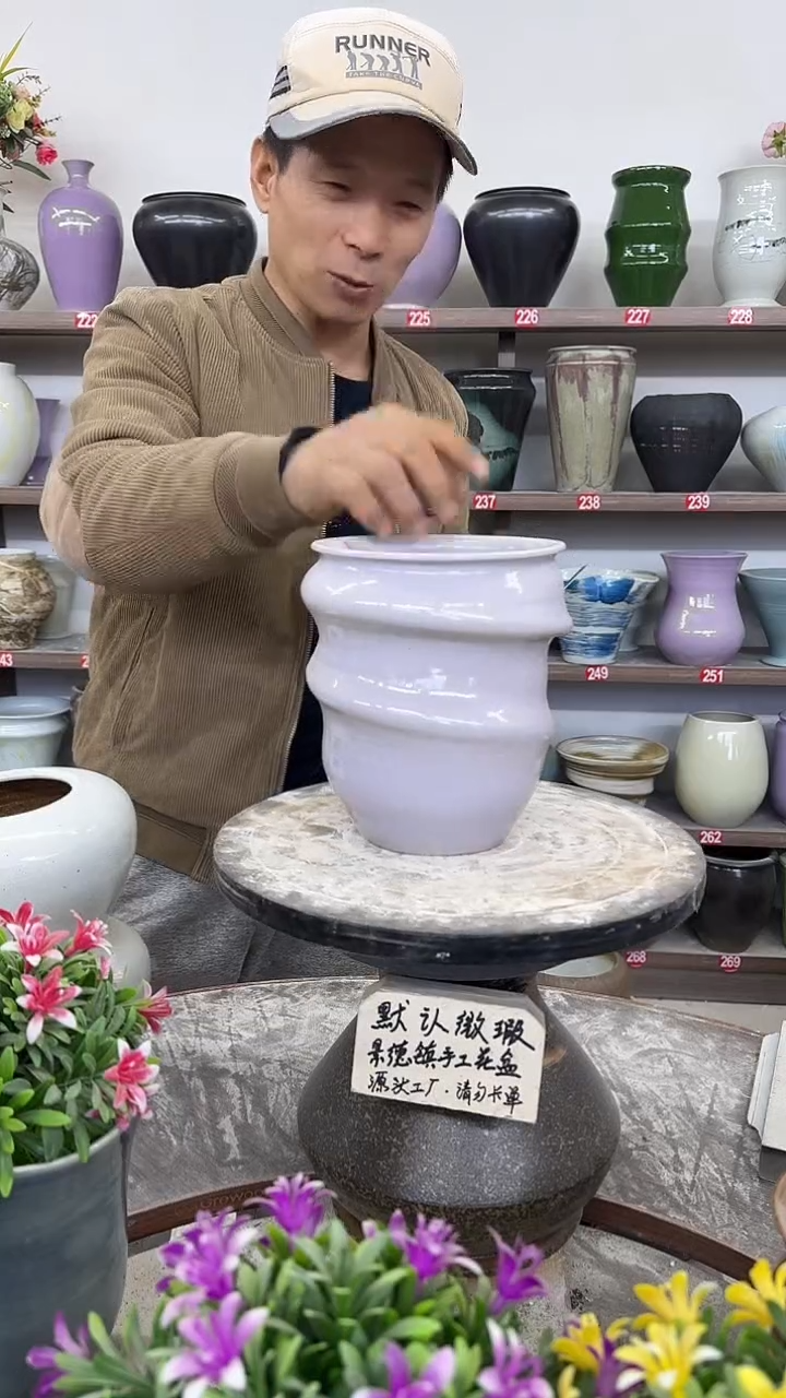 12-14-高15口10瑕-花盆