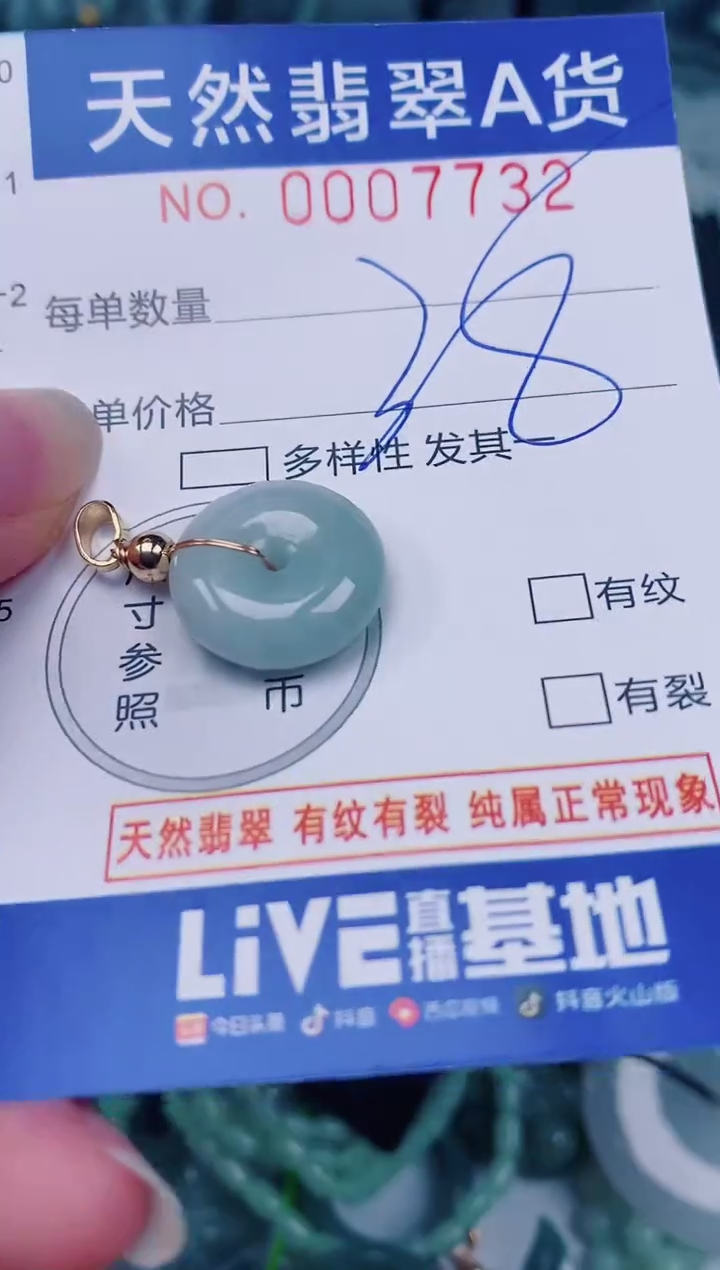颈饰未镶嵌翡翠00007732