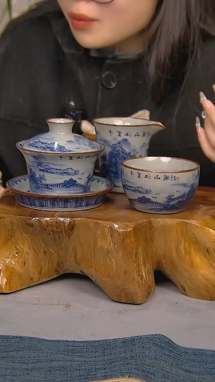 【闪购商品】3件套陶瓷茶具家用简装系列