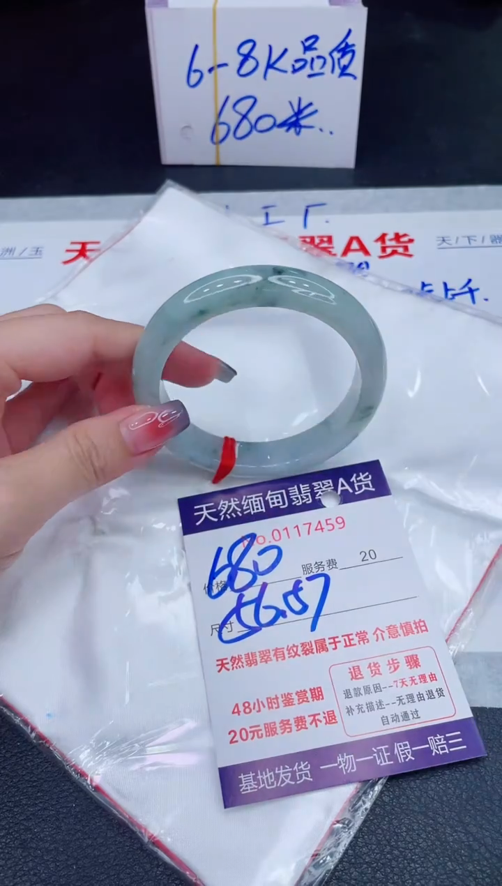 未镶嵌手镯翡翠680.00