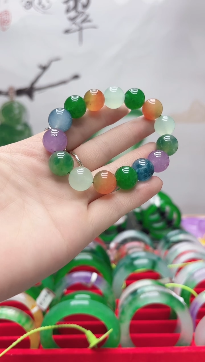 高货冰种素串手串