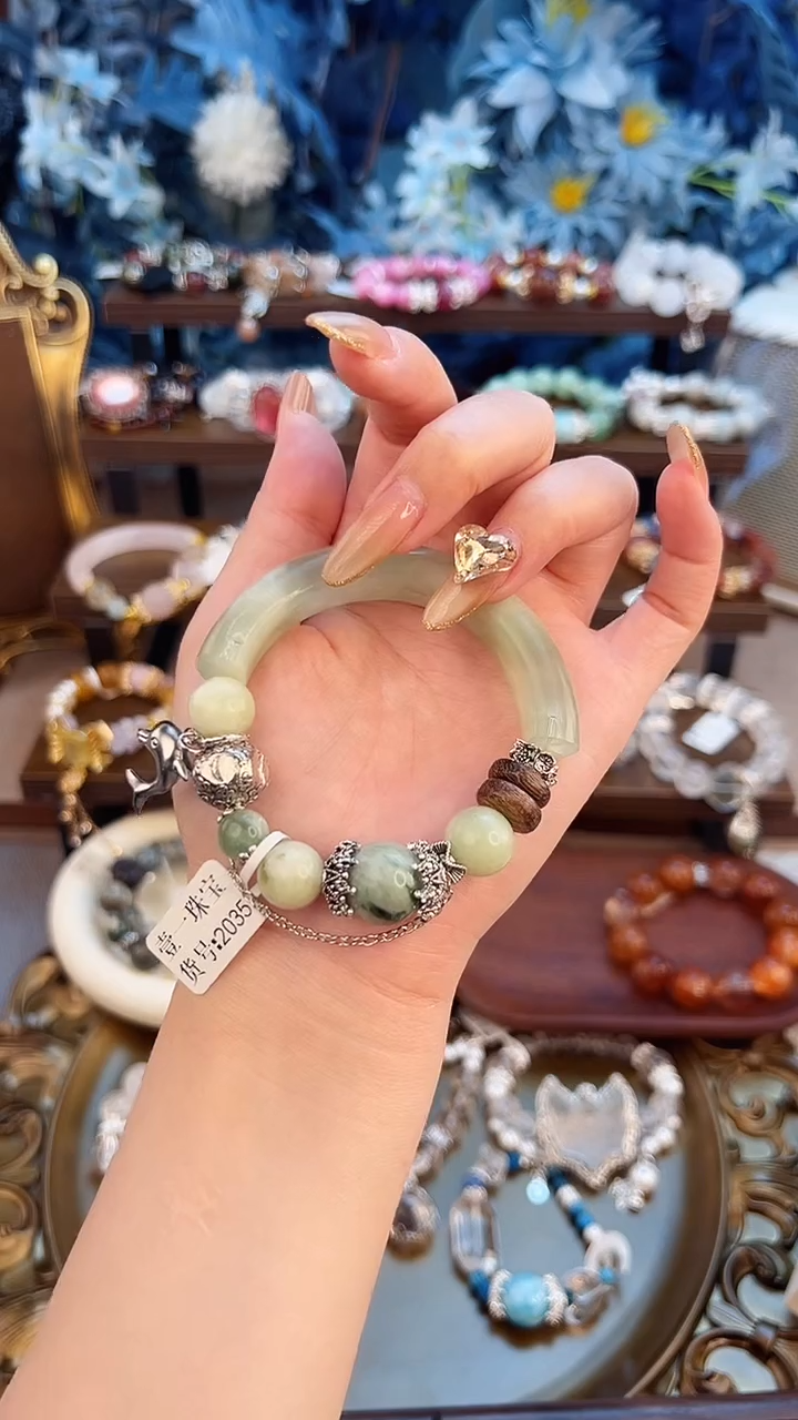 【闪购商品】水晶手串未镶嵌2035柚子原创水晶