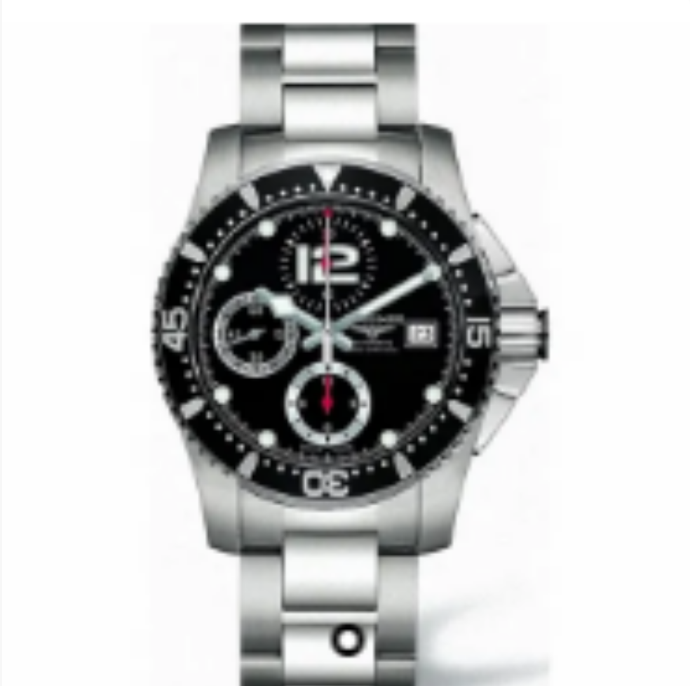 99新 Longines/浪琴 L3.644.4.56.6/三眼康卡斯644潜水多功41表径