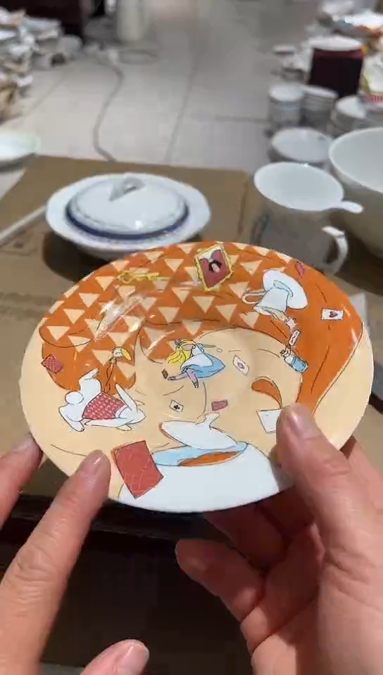 瓷小碟子1个微瑕