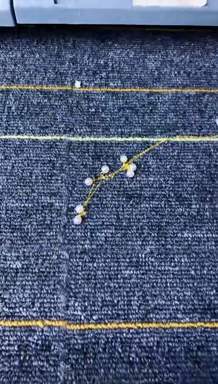 18K金镶嵌饰品海水珍珠5-6满天星项链