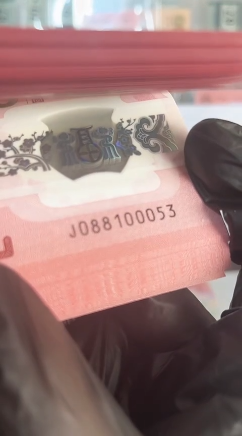 【闪购商品】塑料蛇钞包68分单张号码088100053