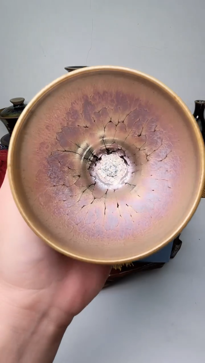 【闪购商品】茶盏春申阁福利1只微瑕金无足