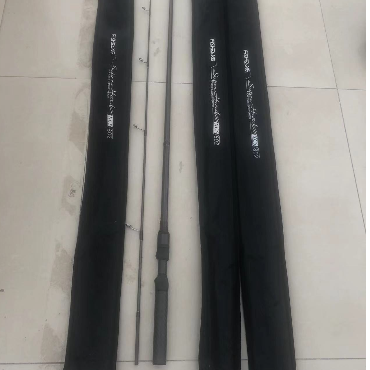 4渔帮派微瑕XC5抛投超轻碳纤维手把L硬度大顶环路亚杆抛投微瑕