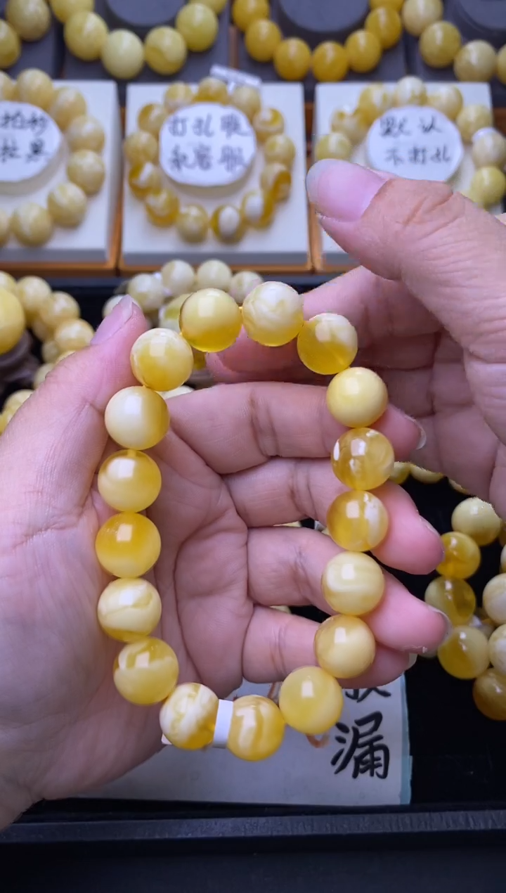 裸石琥珀未镶嵌大小姐珠宝严选100