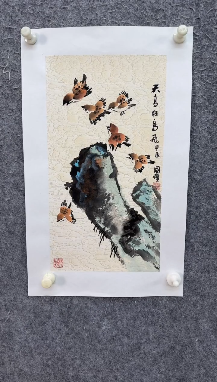 【闪购商品】国画ST-WGQ花鸟绘画作品