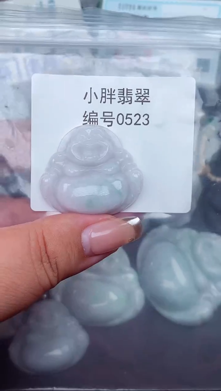 翡翠未镶嵌颈饰缅甸天然A货翡翠0523