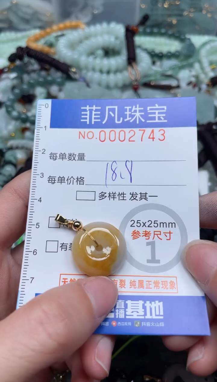 【闪购商品】翡翠颈饰未镶嵌00..2743