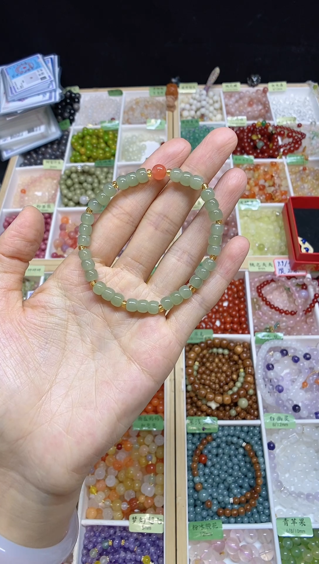 未镶嵌手串和田玉和田玉小老型多样性发一