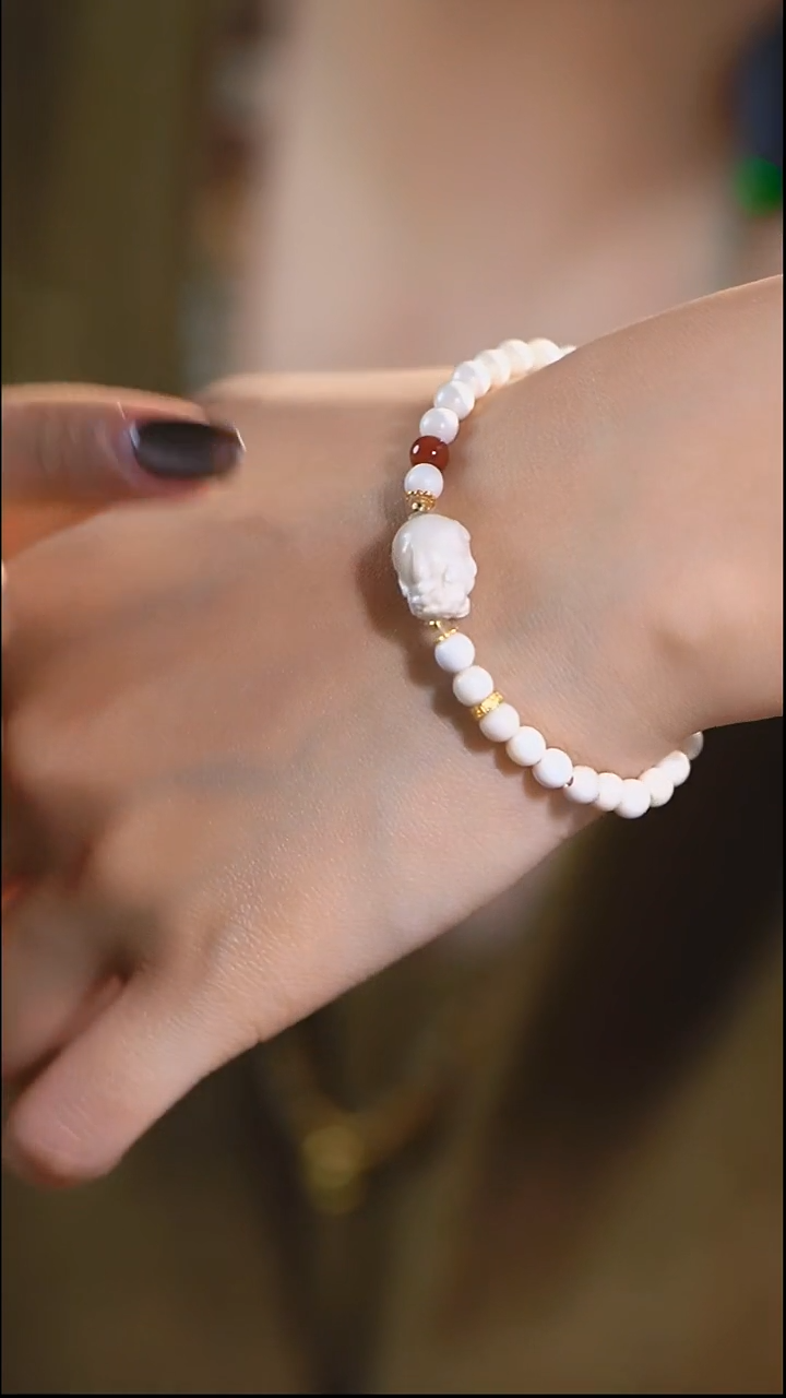 手串/手链/手镯猛犸象牙貔貅牙单圈手串