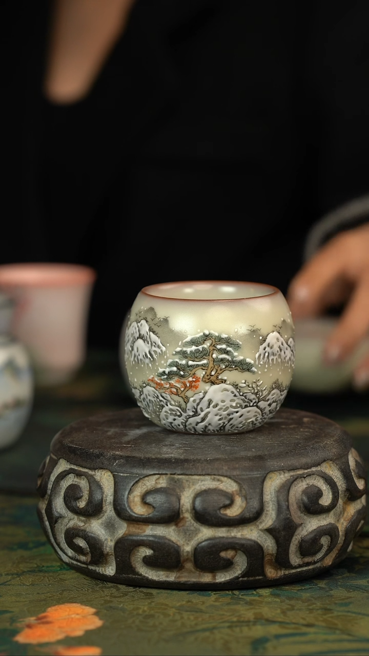 【闪购商品】初六好物分享@@雪景龙蛋杯