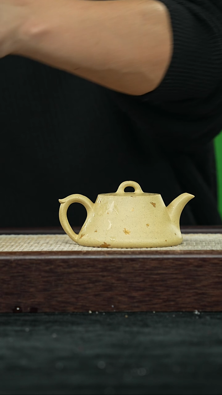 【闪购商品】紫砂茶壶@@3276陈明方云瓢洒金