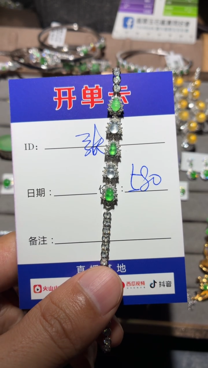 颈饰银S925镶嵌翡翠张*柔 张知柔