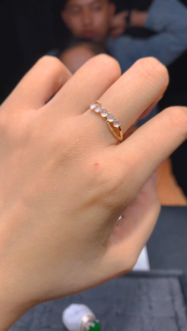 【闪购商品】定制翡翠18K金镶嵌248多样性发货（发其一）