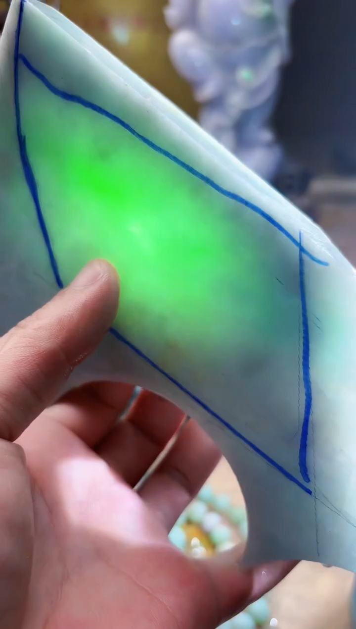 未镶嵌挂件翡翠A货张优9395