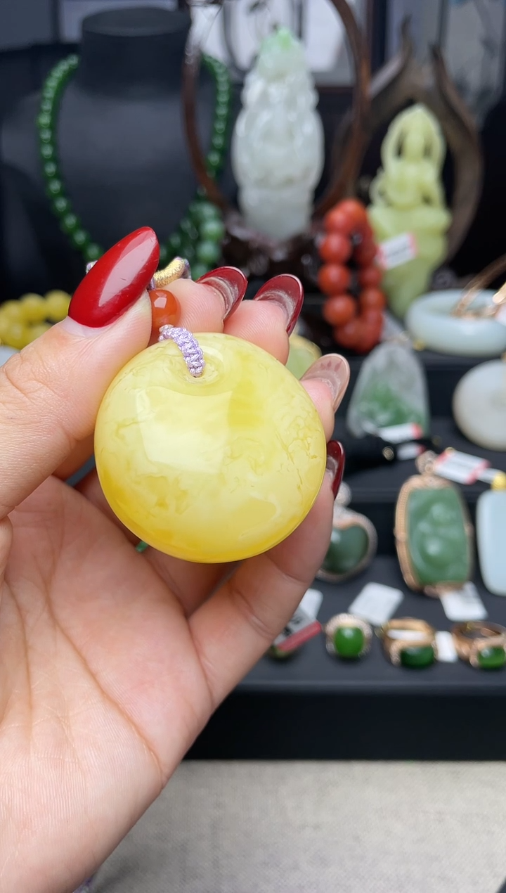 【闪购商品】蜜蜡颈饰未镶嵌sm259 公主扣