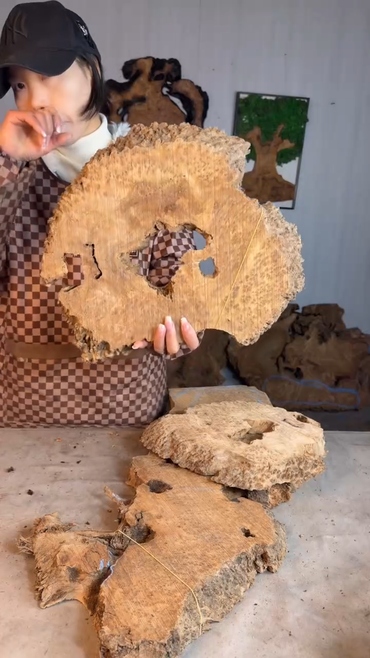 香杉木木头款杉木瘤挂件【原料】009