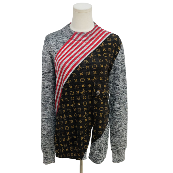 妃鱼/路易威登/桑蚕丝/毛衣/95新/Z97