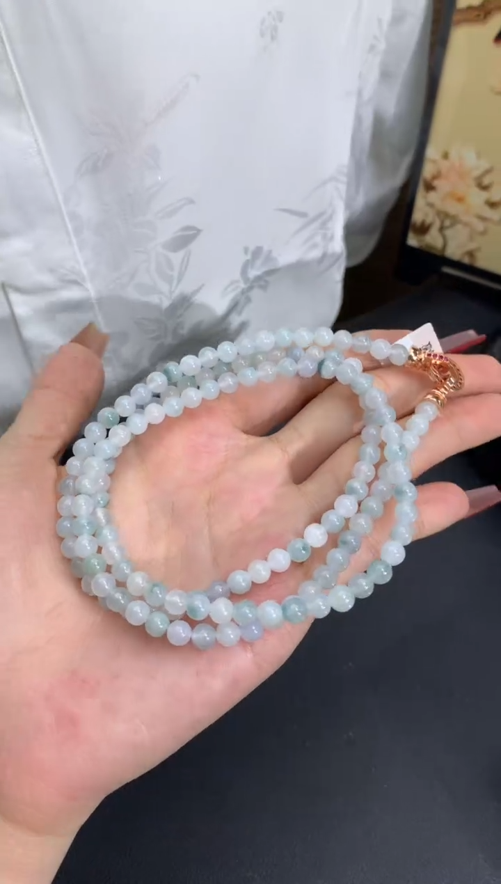 【闪购商品】翡翠手链未镶嵌卡5mm