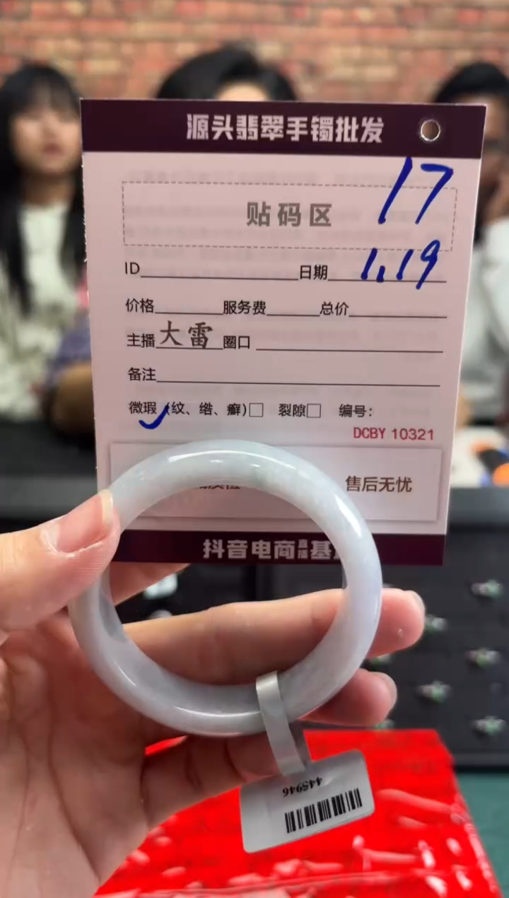 【闪购商品】翡翠手镯（圆镯）未镶嵌17手镯